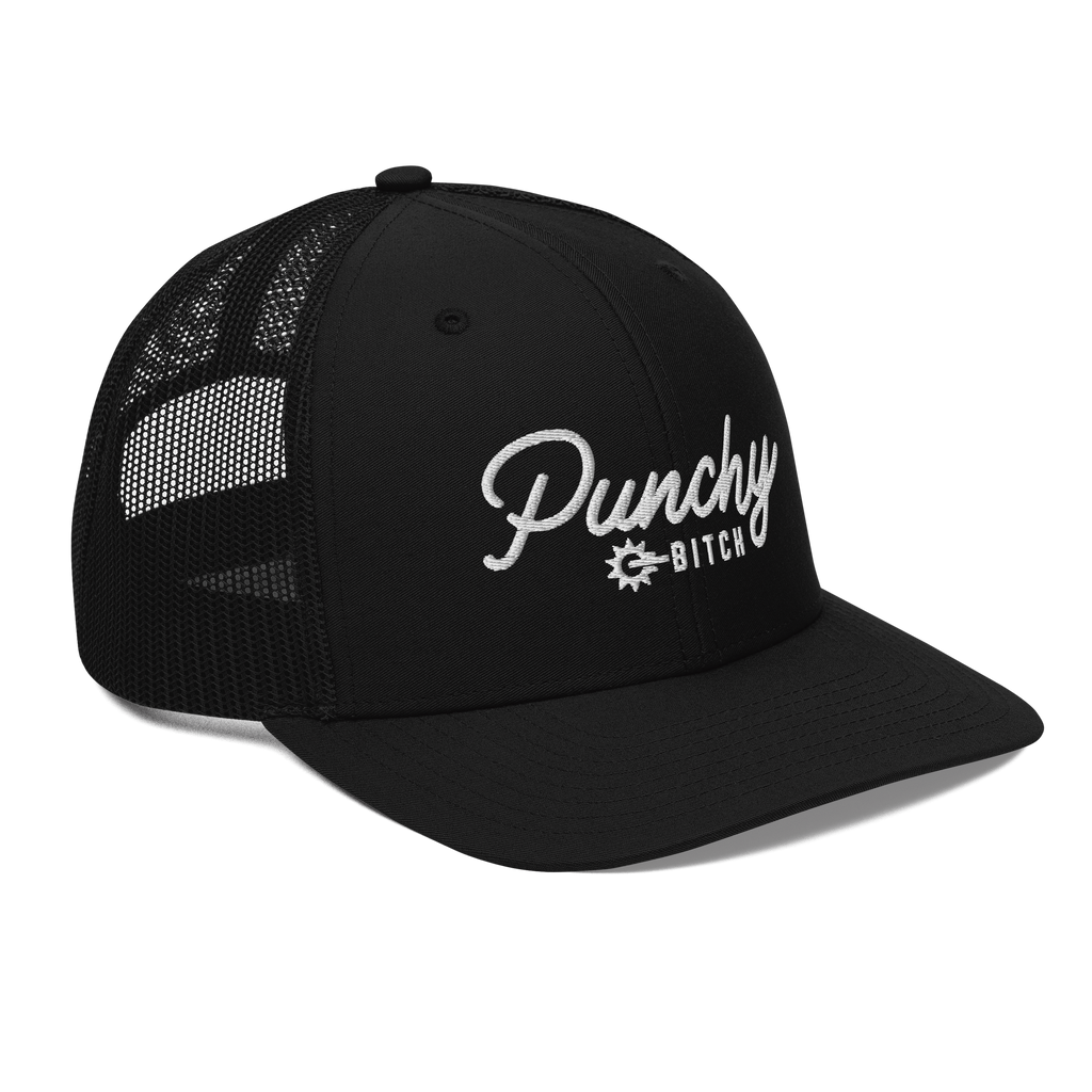 Punchy Bitch Hat - White Logo
